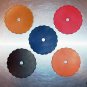 2 GIANT Leather CONCHOS bird toy part parrot cage craft