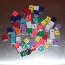 50 Square beads bird toy parts parrots cages perch crafts