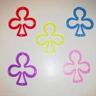 2 ACRYLIC CLUBS bird toy parts parrots cages perches