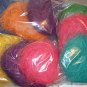 18 Colored Coconut Fibers Patties bird toy parts parrots cages