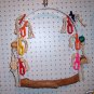 Large DELUXE SWING bird toys parrots FREE SHIPPING cages parts metal