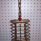 LRG STAINLESS STEEL bird toy treat holder parrot cages