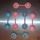 4 Barbell Rattles bird toy parts parrots cages favors