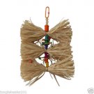 Triple Straw Tie bird toy parts parrots parkaeets finch