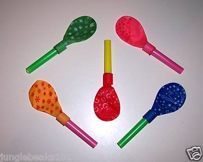 5 BALLOON WHIZZERS toys gifts prizes kids parties games