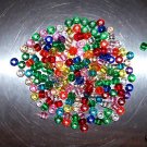 500 Multi Color Pony beads bird toy parts parrots crafts
