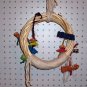 PLAY PEN SWING Med bird toy parrots cages perches