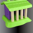 TIKI HUT bird toys parrots cages parts perch wood pet