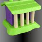 TIKI HUT bird toys parrots cages parts perch wood pet