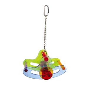 SLED GLIDER acrylic bird toy parts parrots amazons grey