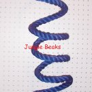 BLUE MED Sisal Rope Boing bird toy parts parrots cages perches
