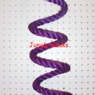 PURPLE MED Sisal Rope Boing bird toy parts parrots cages perches
