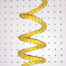 SMALL YELLOW Sisal Rope Boing bird toy swing parts parrots cages perches