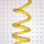 SMALL YELLOW Sisal Rope Boing bird toy swing parts parrots cages perches