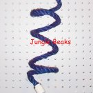 SMALL BLUE Sisal Rope Boing bird toy swing parts parrots cages perches