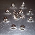 10 25mm NP LIBERTY BELLS bird toy parts parrots cages