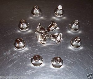10 25mm NP LIBERTY BELLS bird toy parts parrots cages