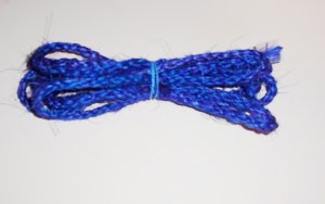 3/8" BLUE SISAL Rope Unoiled bird toy parts 5' glider