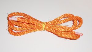 1/4" ORANGE SISAL Rope Unoiled bird toy parts 5' glider