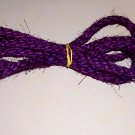 1/4" PURPLE SISAL Rope Unoiled bird toy parts 5' glider