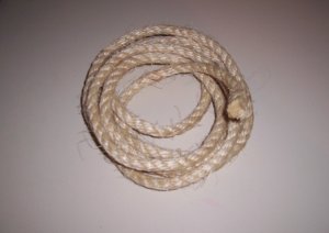 1.5" SISAL Rope Unoiled & Natural bird toy parts 10' cats