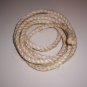 1.5" SISAL Rope Unoiled & Natural bird toy parts 10' cats