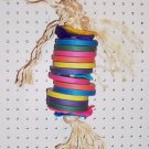 BAGEL STACKER bird toy parts parrots macaws cockatoos
