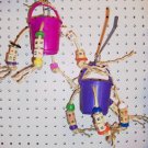 BUCKET MUNCHER bird toy parts parrots tiels grays loris