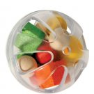 FILLABLE TREAT/FORAGE BALL bird toy parts parrots cages macaw gray