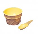 ICE CREAM BOWL & SPOON toys party prizes kids summer
