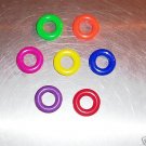 8 1" Solid Circles/Rings bird toy parts parrots crafts