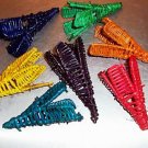 4 3.5" Colored Twine Cups bird toy parts parrots crafts