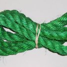 3/4" GREEN SISAL Rope Unoiled bird toy parts 5' gliders