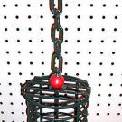 Ex-LRG Metal bird Treat/Toy holder parrot cages perches