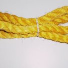 1" YELLOW SISAL Rope Unoiled bird toy parts 4.5' glider