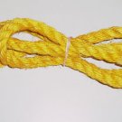 3/4" YELLOW SISAL Rope Unoiled bird toy parts 5' glider