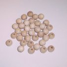 25 20mm hardwood Beads bird toy parts parrots crafts