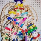 WHIFFLE MADDNESS bird toy parts parrots cockatoo macaws