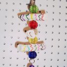 ZIG ZAG JINGLER bird toy part parrots tiels gray amazon