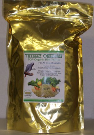TOTALLY ORGANIC PELLETS bird parrot food supplies 1lb