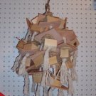 LEATHER MUNCHER bird toy parrots wood grays amazons