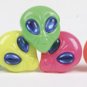 6 ALIEN RINGS toys gifts prizes kids loot bags novelty