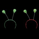 1 ALIEN GLOW IN THE DARK HEAD BAND BOBBLES