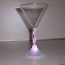 PLASTIC FLASHING MARTINI glass