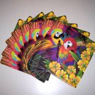 8 Matching Parrot NAPKINS birds household parties food