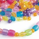 50 GLITTER BEADS bird toy parts parrots FREE SHIPPING kids crafts