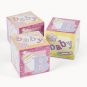 6 BABY BLOCK Boxes favors goodies showers Christening gifts