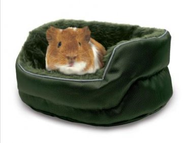 COZY BED large GREEN rabbit guinea pigs gerbils sleeper