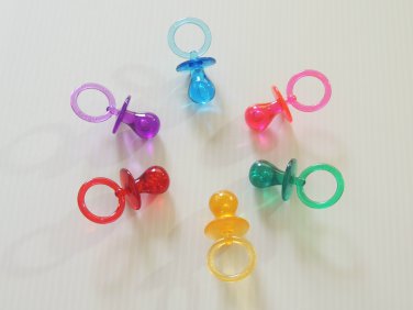 12 X-Large Pacifiers bird toy parts parrots cages favors