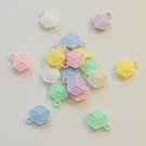 18 Solid Baby Blocks acrylic crafts bird toy parts baby shower